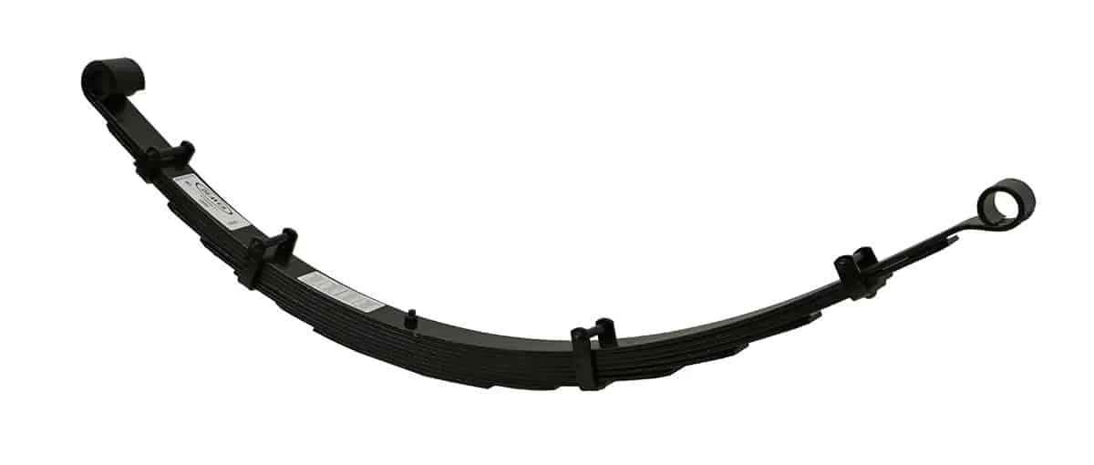 DEAVER M27 Leaf Pack from PEAK SUSPENSION, designed for 2019+ Silverado with a 1.5" lift, showcasing its robust construction and superior design for enhanced ride quality.