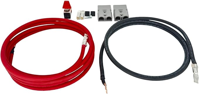 Thor's Lightning Air Compressor - 12V Quick Disconnect Kit 4 Gauge Wire