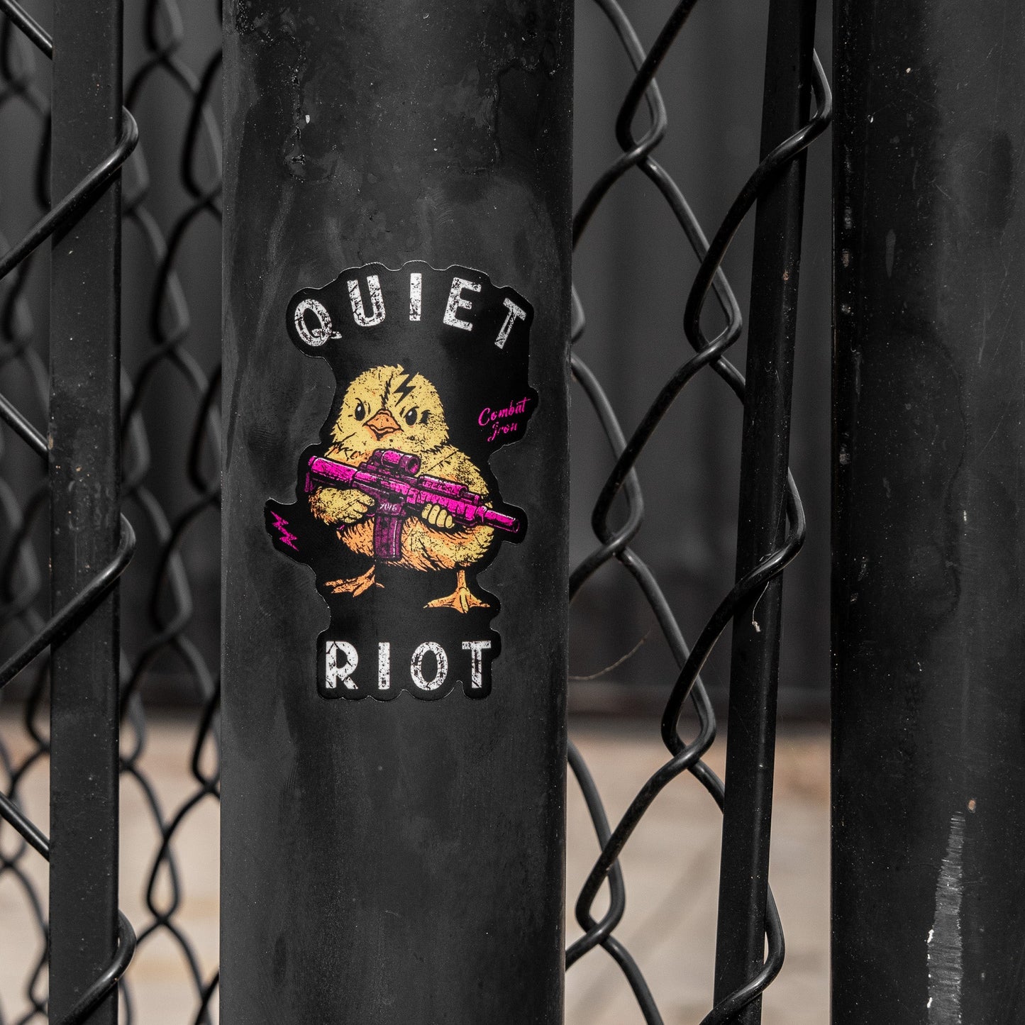 Quiet Riot Duck Decal