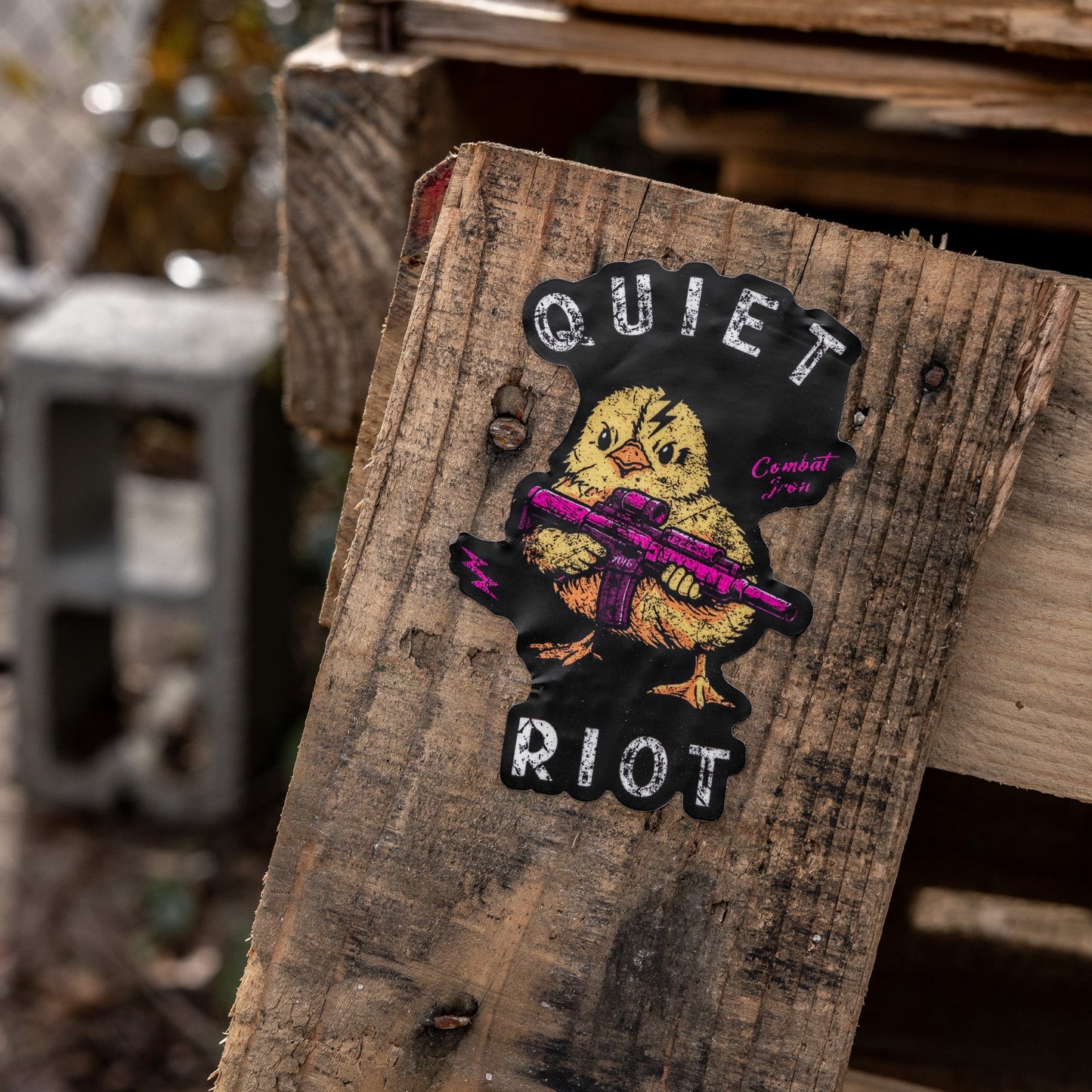 Quiet Riot Duck Decal