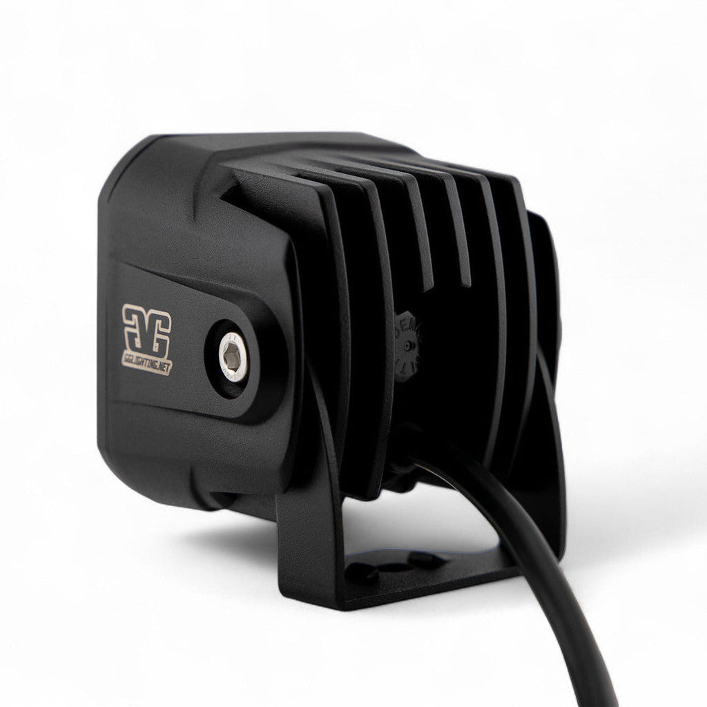 Amber Backlit Race Pod Pair Bundle With Wiring Harness