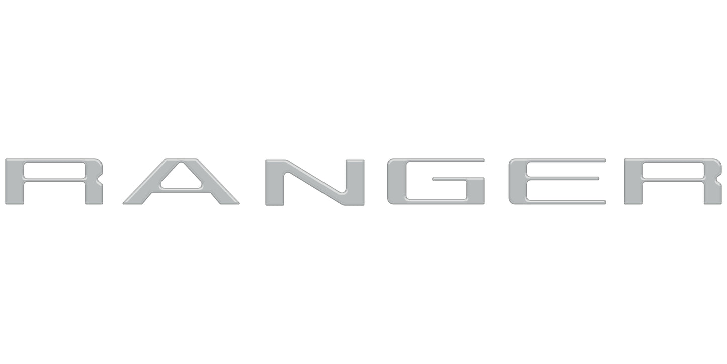 Tailgate Letter Inserts Fits 2019-2023 Ford Ranger