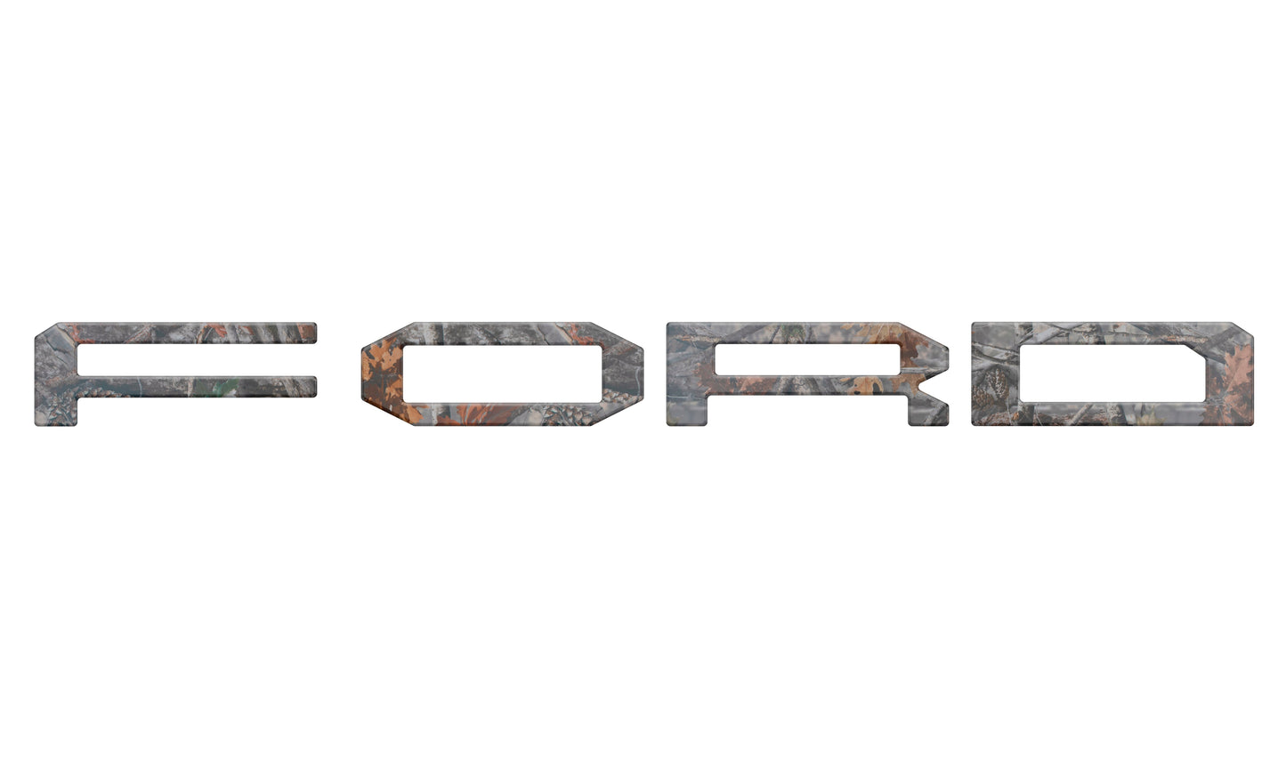 Grille Letter Overlays Fits 2024-2026 Ford Ranger Raptor