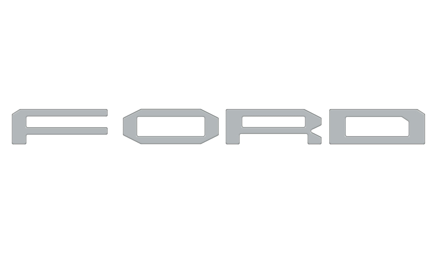 Grille Letter Overlays Fits 2024-2026 Ford Ranger Raptor