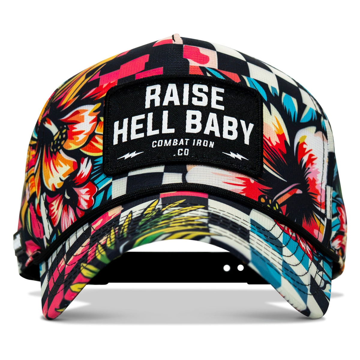 Raise Hell Baby Patch Weekender Snapback