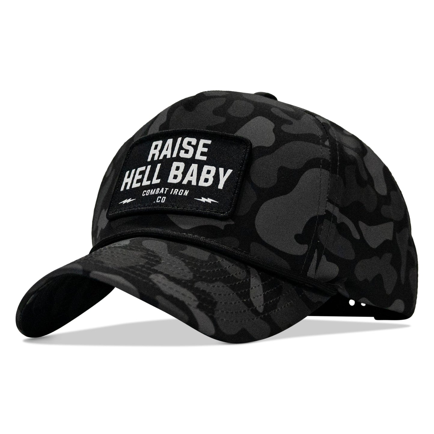 Raise Hell Baby Patch 5 Pannel Snapback