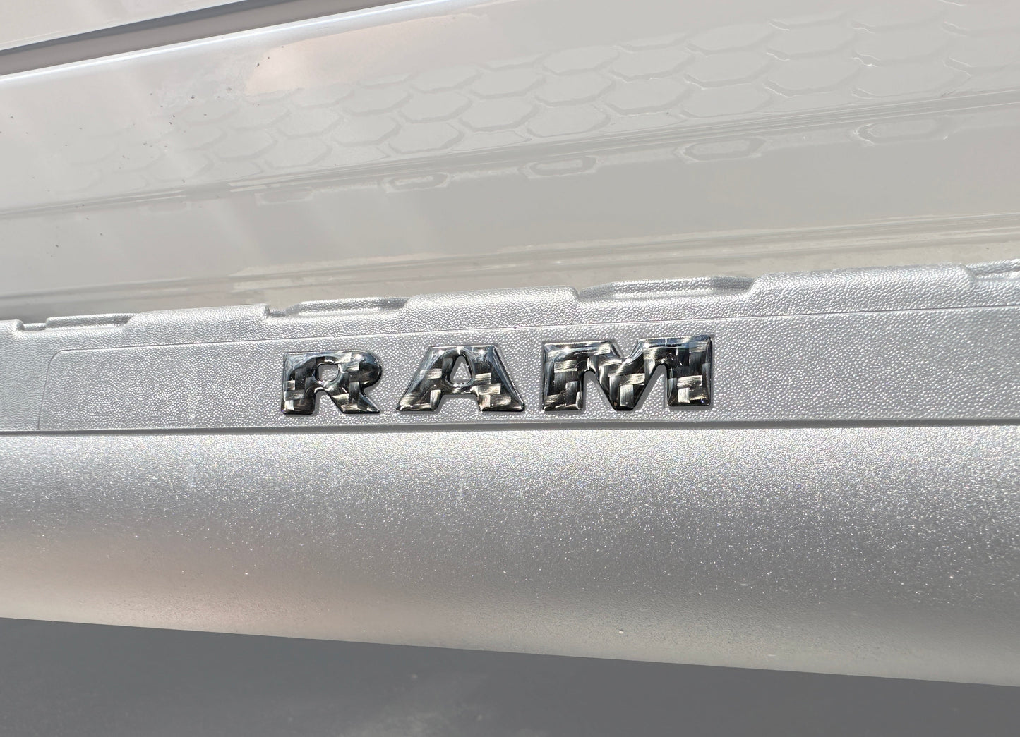Base Model Running Board Letter Inserts Fits 2025-2026 Ram 1500/2500/3500