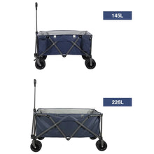 Load image into Gallery viewer, Extra Large Collapsible Beach Wagon with big wheels