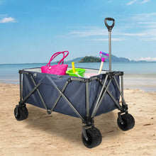 Load image into Gallery viewer, Extra Large Collapsible Beach Wagon with big wheels