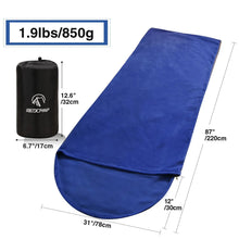 Load image into Gallery viewer, Fleece Sleeping Bag Liner for Adult