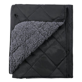 Waterproof Stadium Blanket with Sherpa Lining