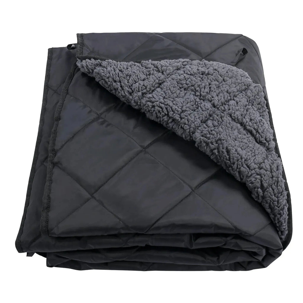 Waterproof Stadium Blanket with Sherpa Lining