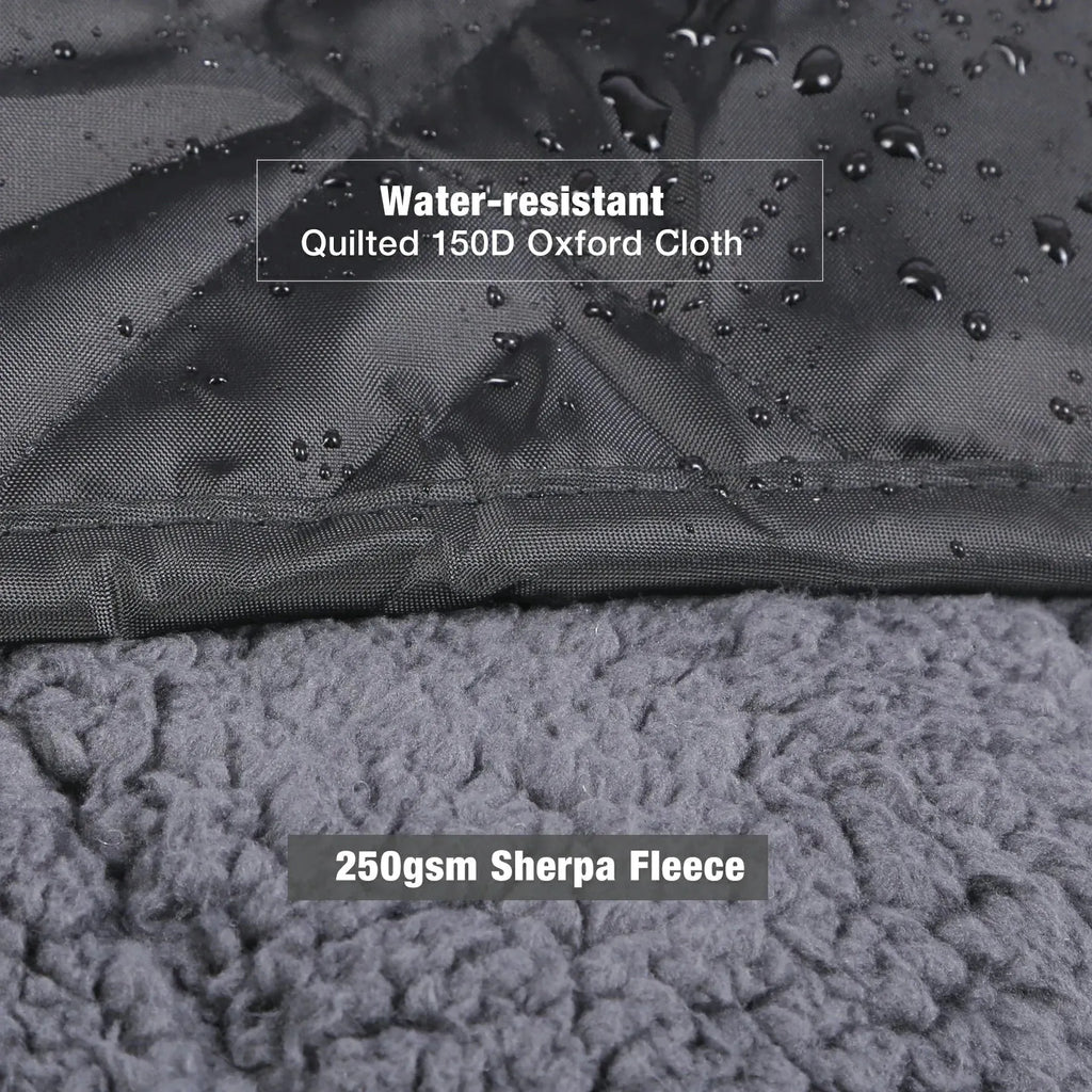 Waterproof Stadium Blanket with Sherpa Lining