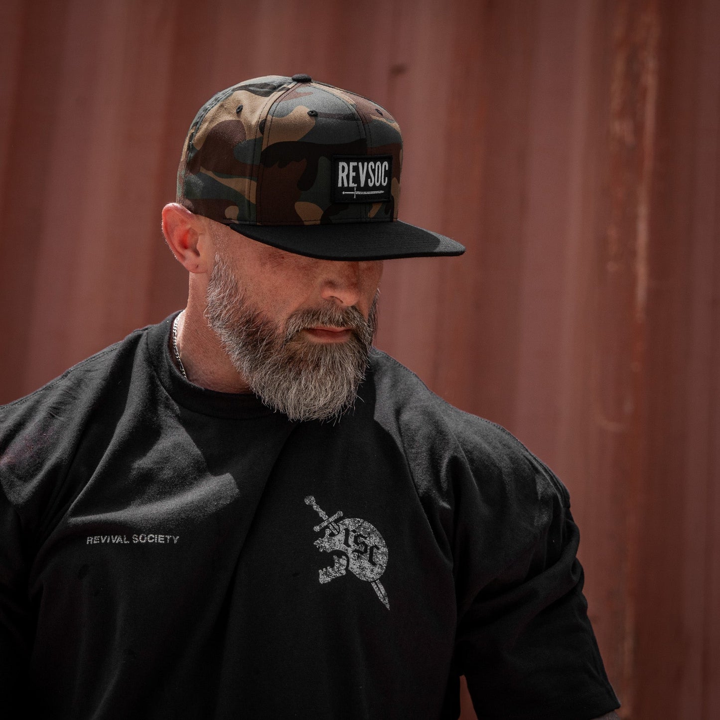 REVSOC Classic Patch Flatbill Hat