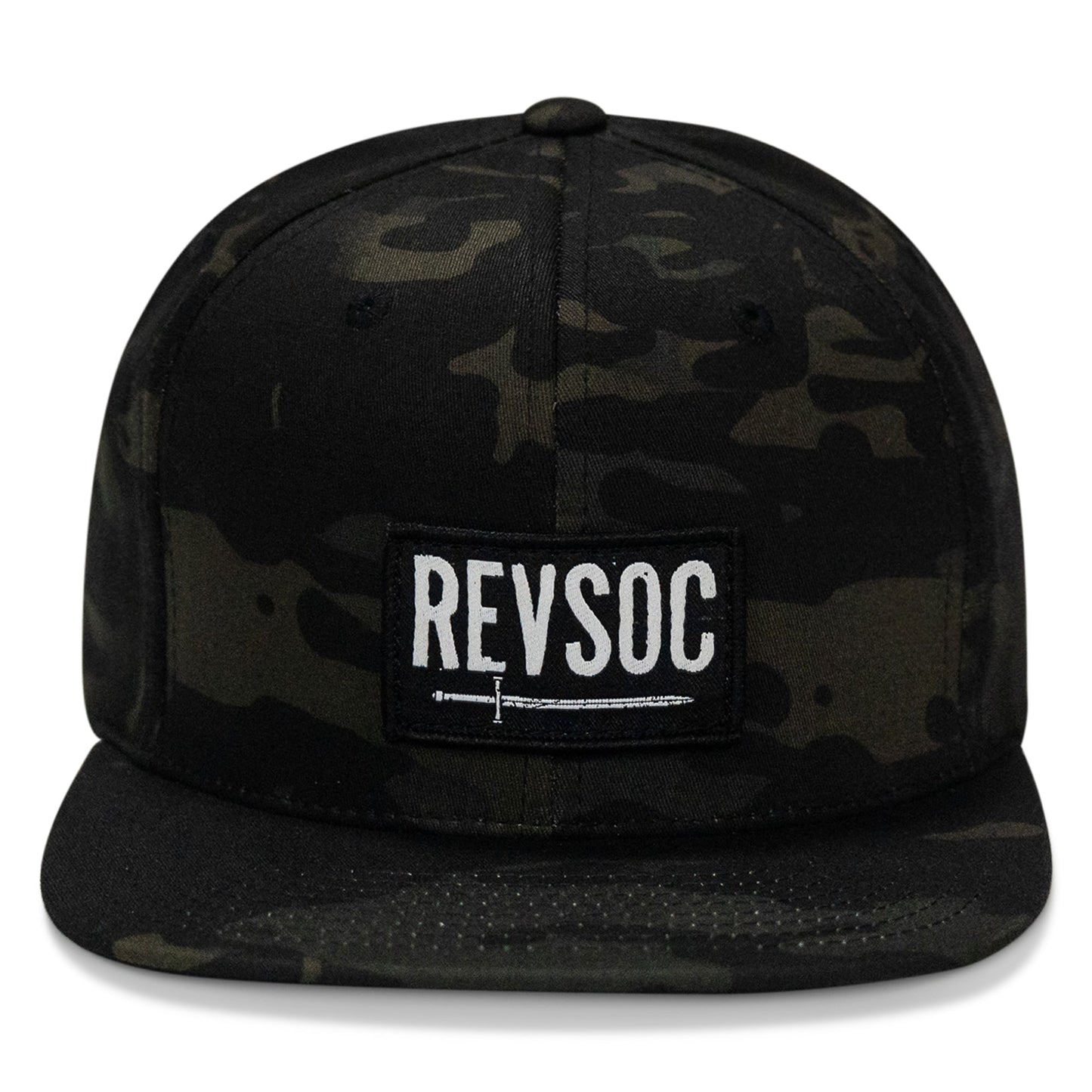 REVSOC Classic Patch Flatbill Hat