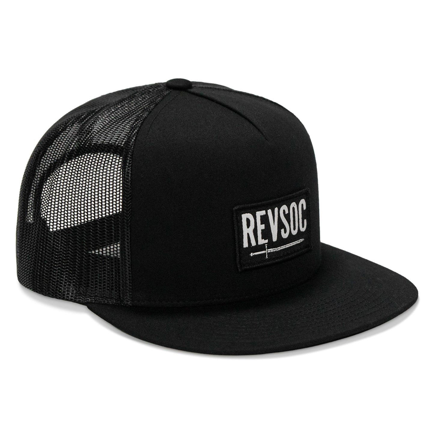 REVSOC Classic Patch Flatbill Hat