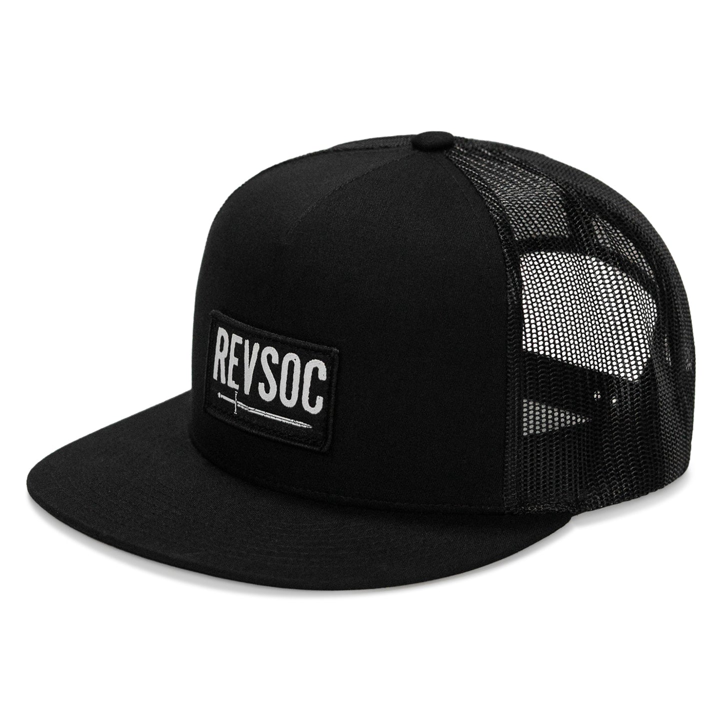 REVSOC Classic Patch Flatbill Hat