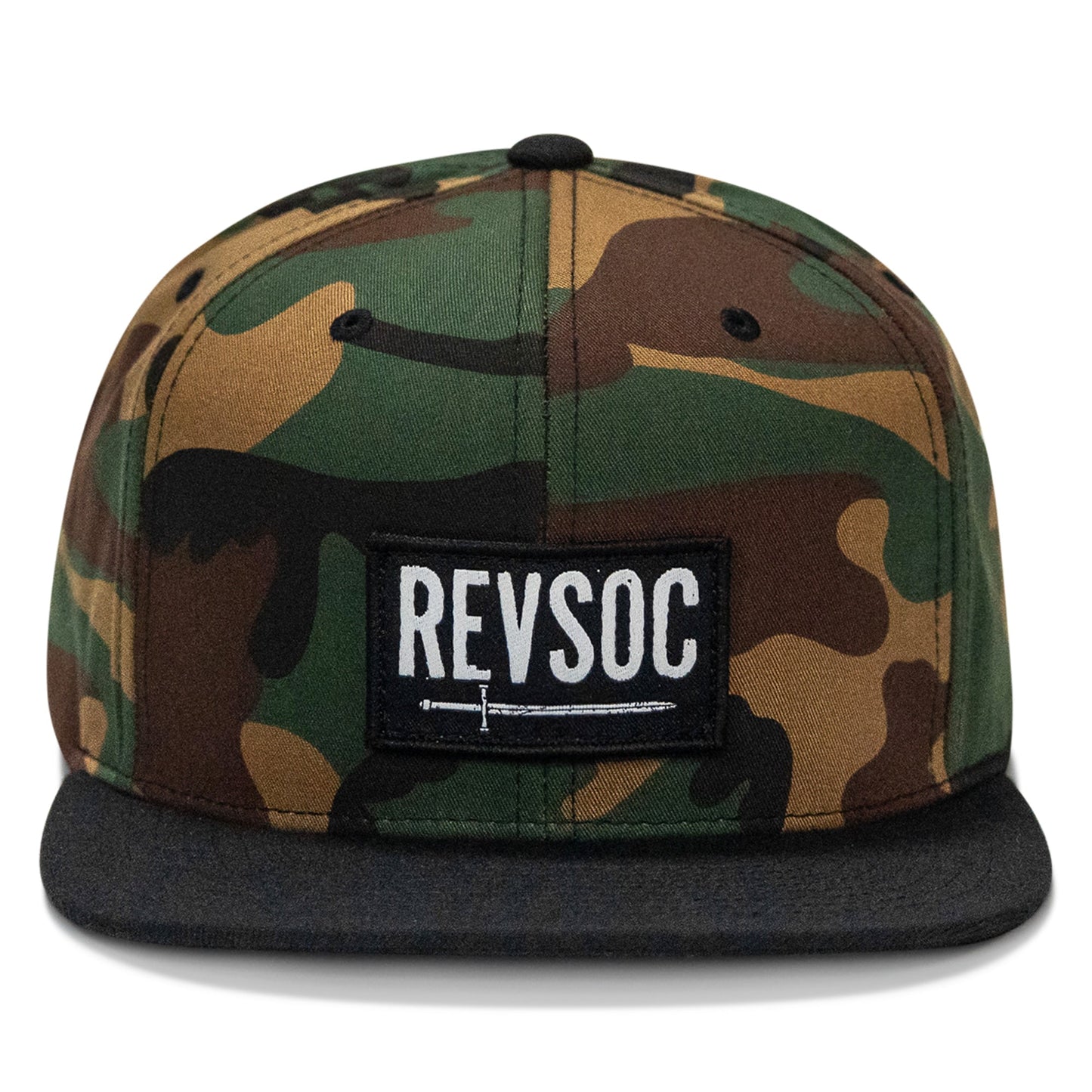 REVSOC Classic Patch Flatbill Hat