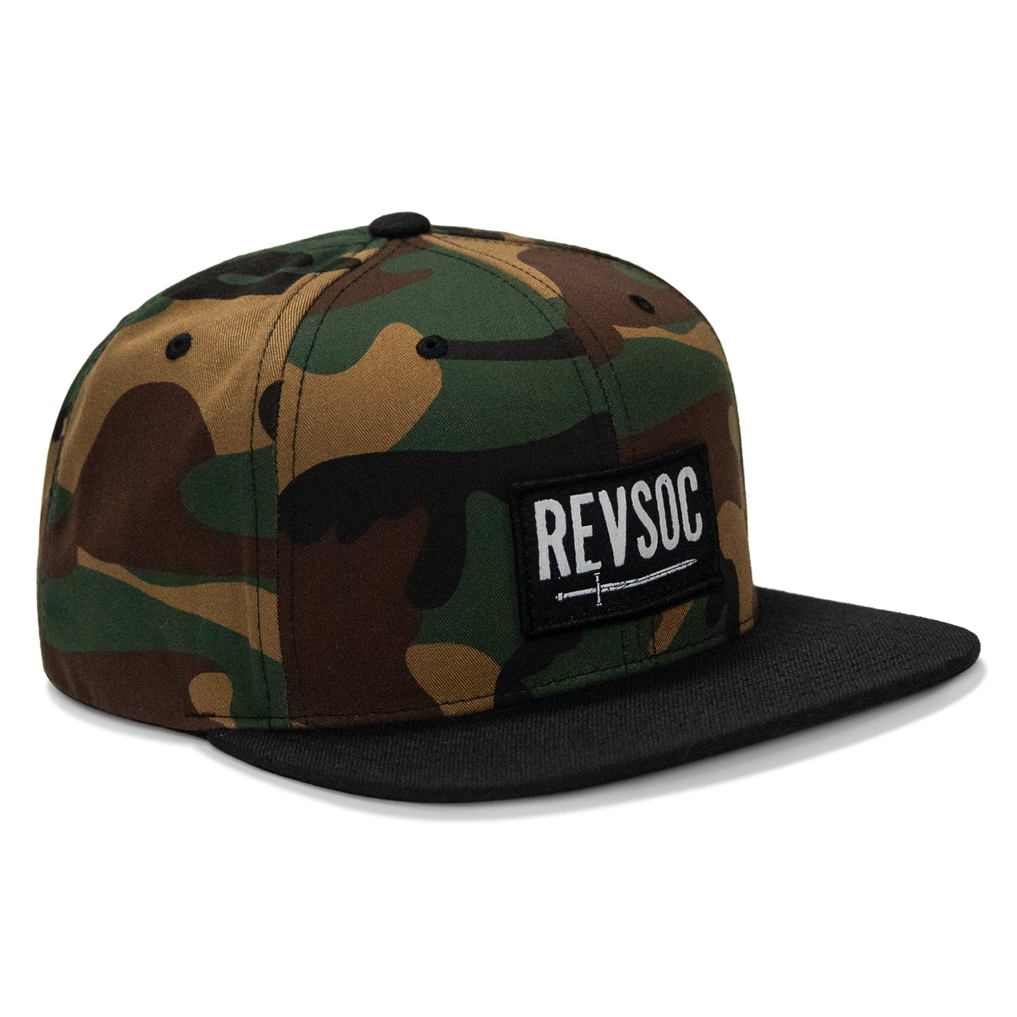REVSOC Classic Patch Flatbill Hat