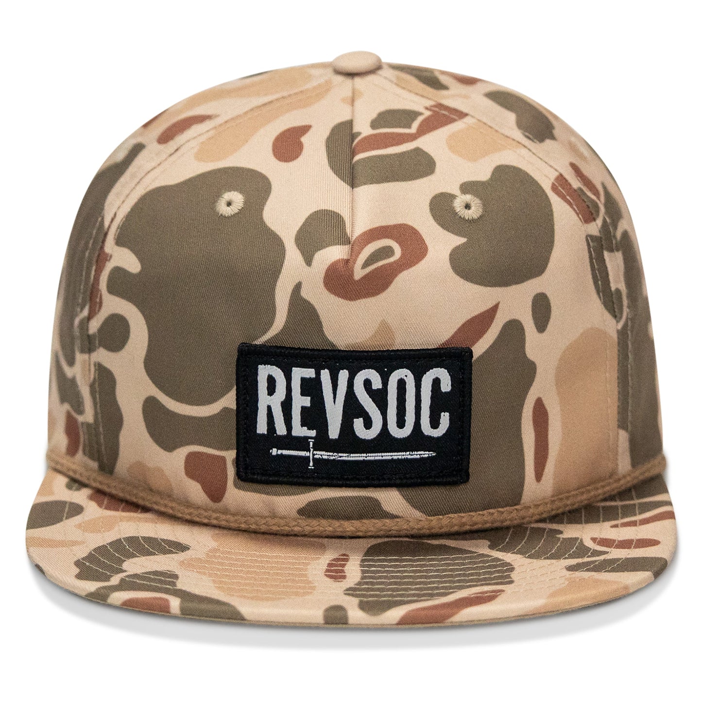 REVSOC Classic Patch Flatbill Hat