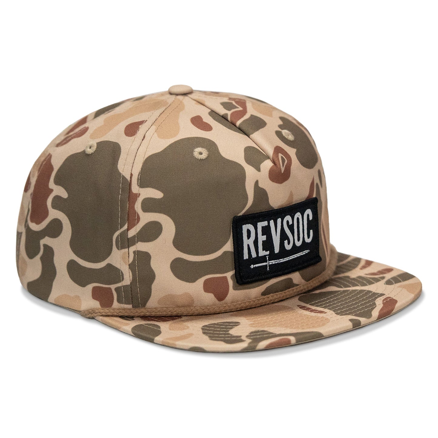 REVSOC Classic Patch Flatbill Hat