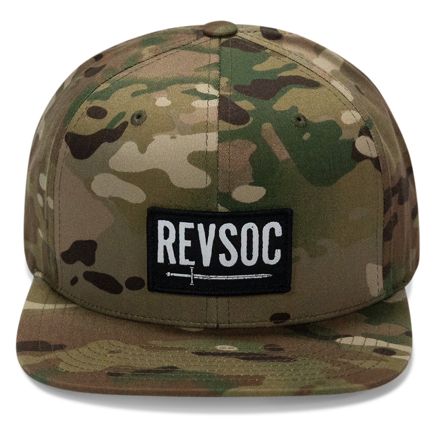 REVSOC Classic Patch Flatbill Hat