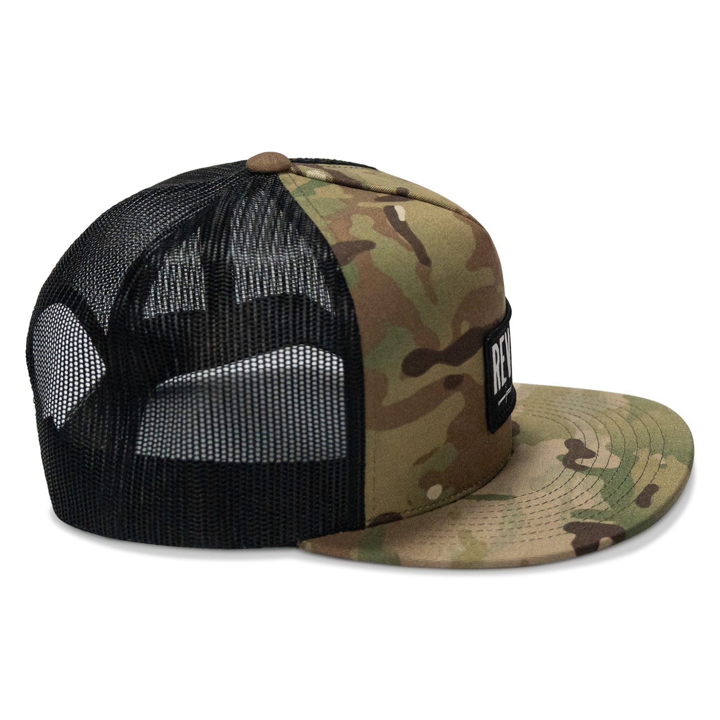 REVSOC Classic Patch Flatbill Hat