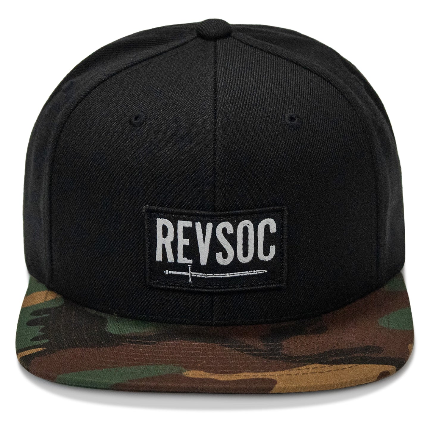 REVSOC Classic Patch Flatbill Hat