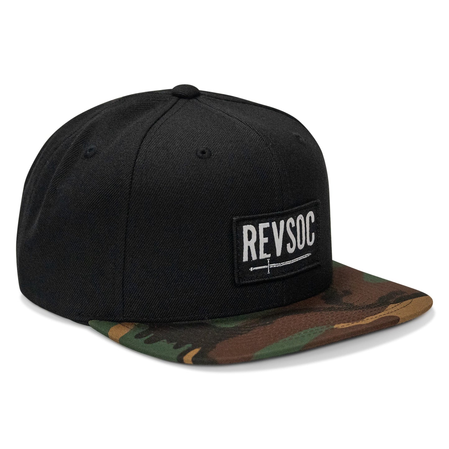 REVSOC Classic Patch Flatbill Hat