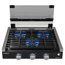 Load image into Gallery viewer, CAMPLUX RV Stove 3 Burners 21,000 BTU, 21 Inches Propane RV Cooktop