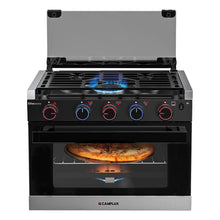 Load image into Gallery viewer, Camplux RV Stove Gas Range Oven w/ 3 Burners Cooktop 17 Inches ELITE