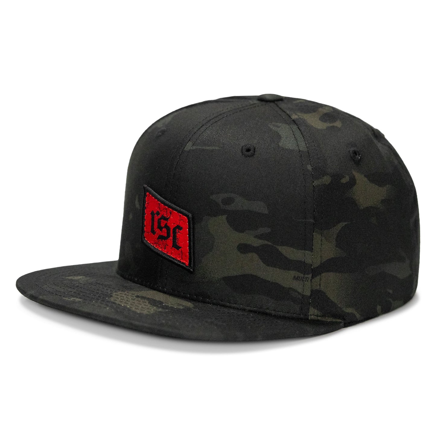 RSC Classic Red Diamond Velcro Patch Flatbill Hat