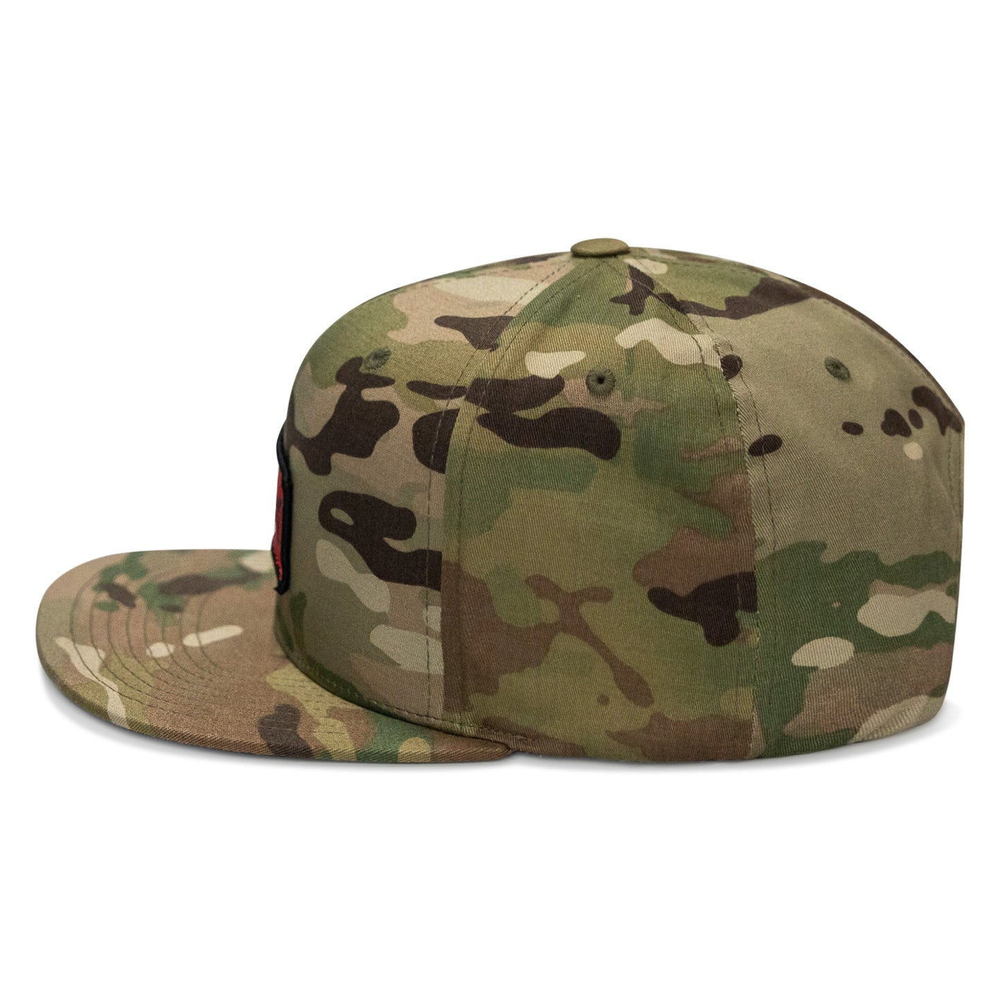 RSC Classic Red Diamond Velcro Patch Flatbill Hat