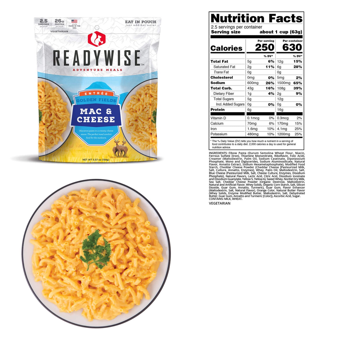 ReadyWise | Golden Fields Mac & Cheese
