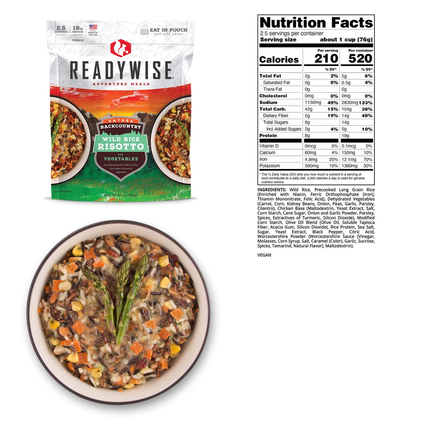 ReadyWise | Backcountry Wild Rice Risotto