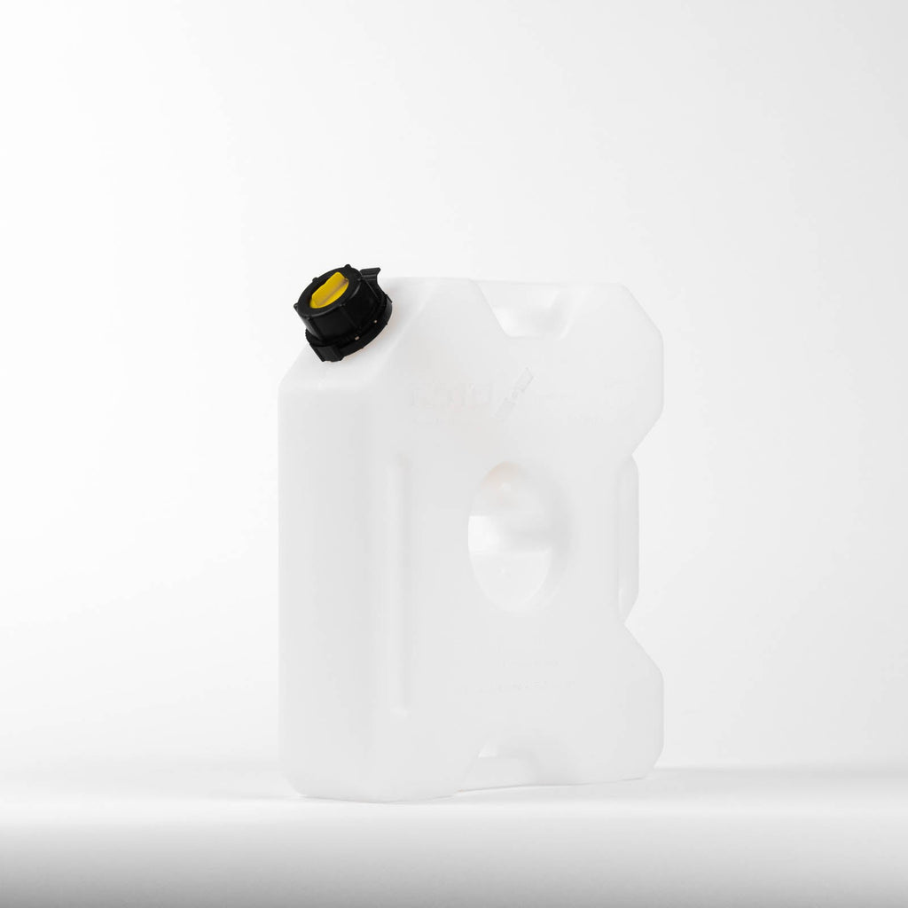 Convenient RotopaX 1.75 Gallon Water Container with spout for easy pouring on outdoor trips.