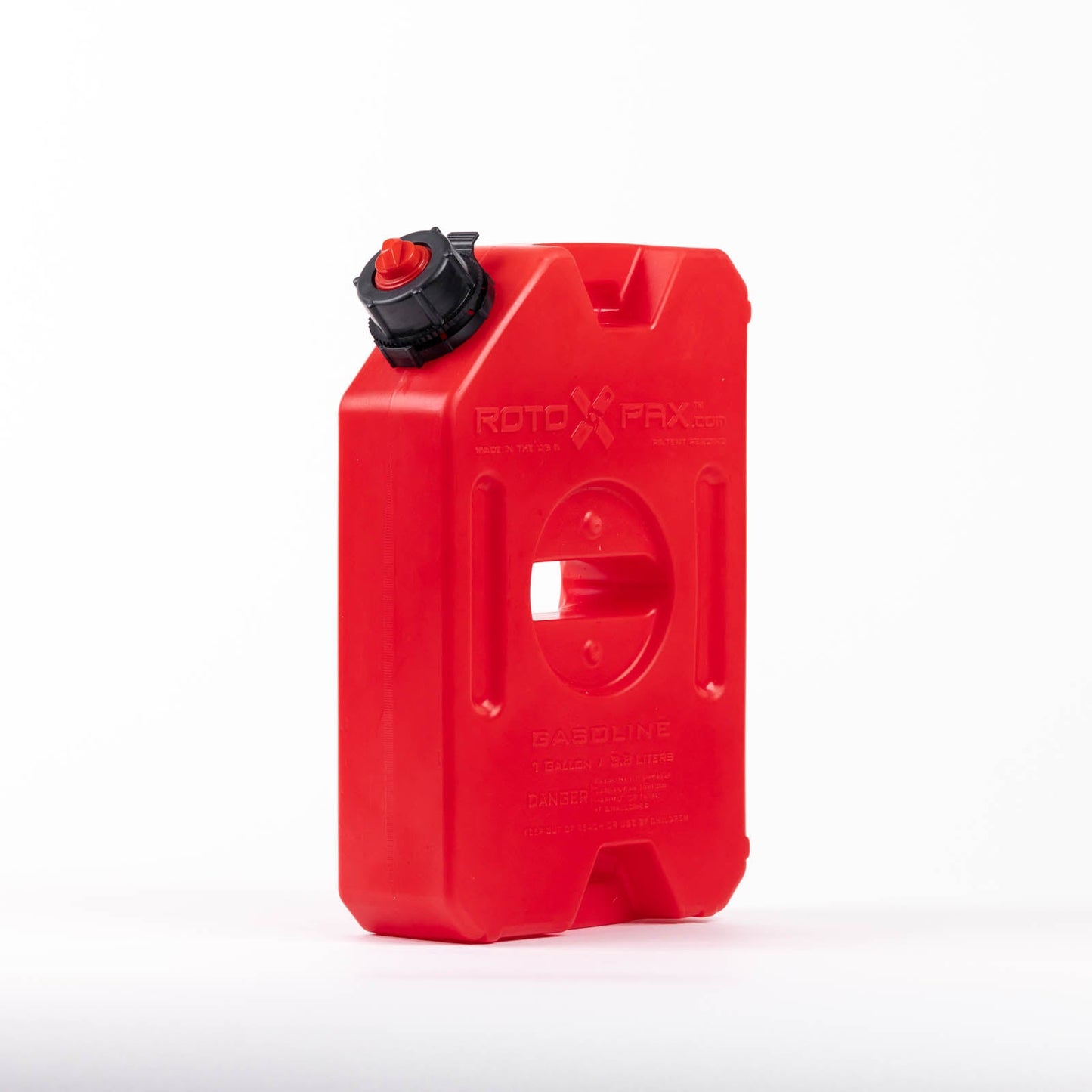 RotopaX 1 Gallon Gasoline Container with a leak-free guarantee, ideal for safe and secure fuel storage.