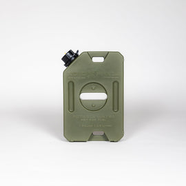 1 Gallon Water Green container by RotopaX, perfect for camping and outdoor adventures, showcasing its durable design and easy pouring spout.