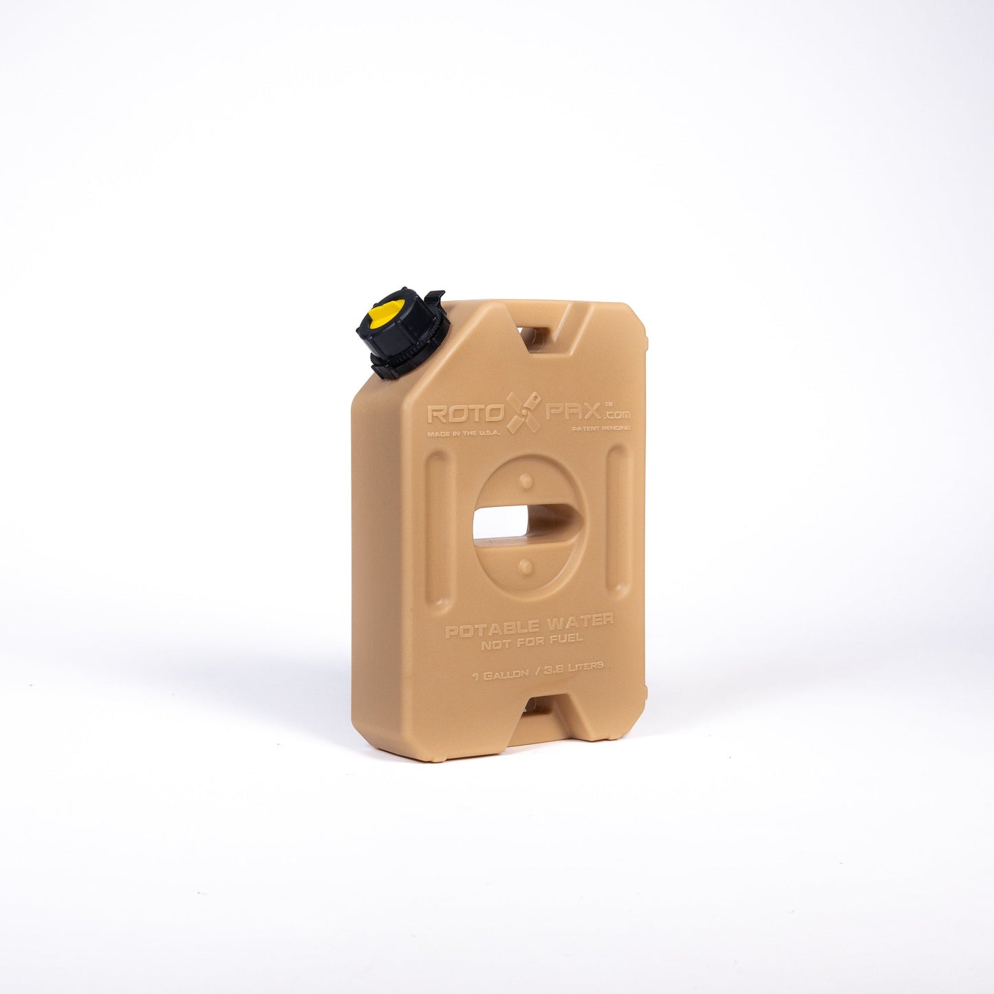 Durable 1 Gallon Water Tan from RotopaX with leak-free design, ideal for adventure enthusiasts.