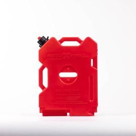 Red 2 Gallon Gasoline container by RotopaX, featuring a secure spout and sturdy handle for easy transportation and storage.