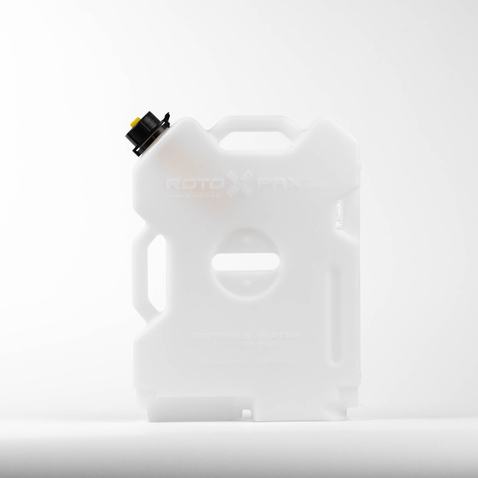 RotopaX 2 Gallon Water container featuring a sleek design and durable handle for easy portability.