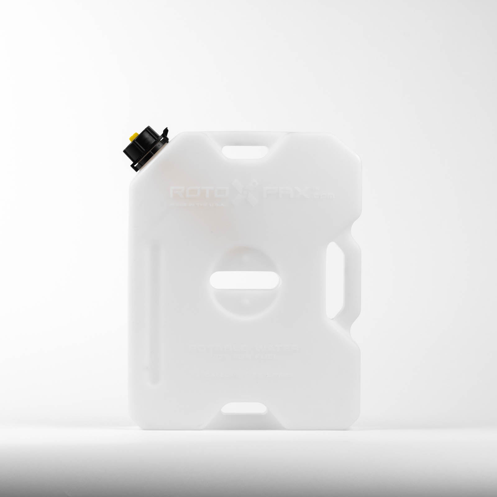 2 Gallon Water GEN 2 container by RotopaX, designed for durable and leak-free water storage. Features a secure spout and ergonomic handles for easy use.