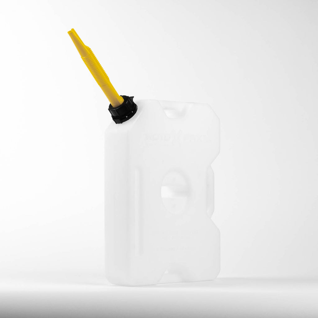 RotopaX 2 Gallon Water GEN 2 container showcasing a convenient design with yellow spout for easy pouring.
