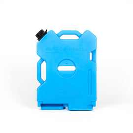 2 Gallon DEF container by RotopaX, featuring a blue design and side handle ideal for easy transportation.