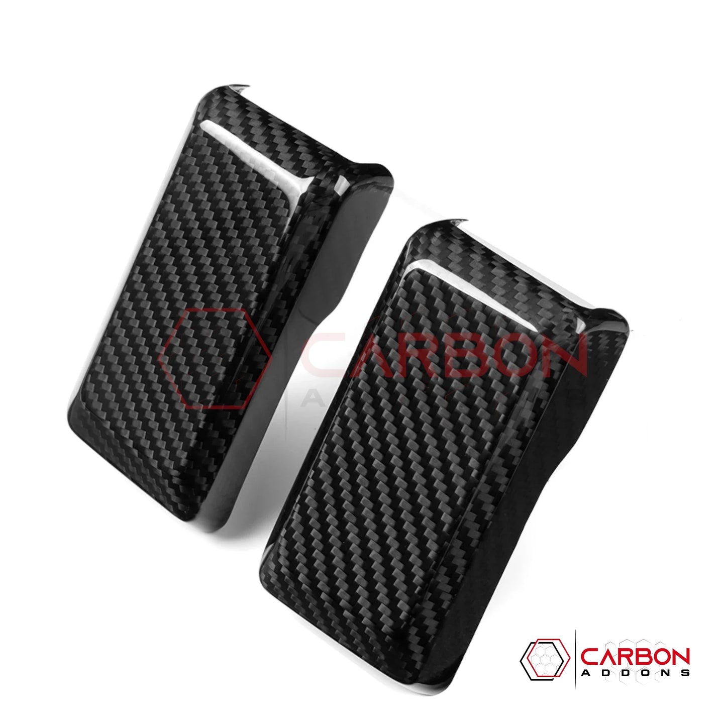 Real Carbon Fiber Rear Window Hinge Covers For 2021+ Ford Bronco (Glossy or Matte)