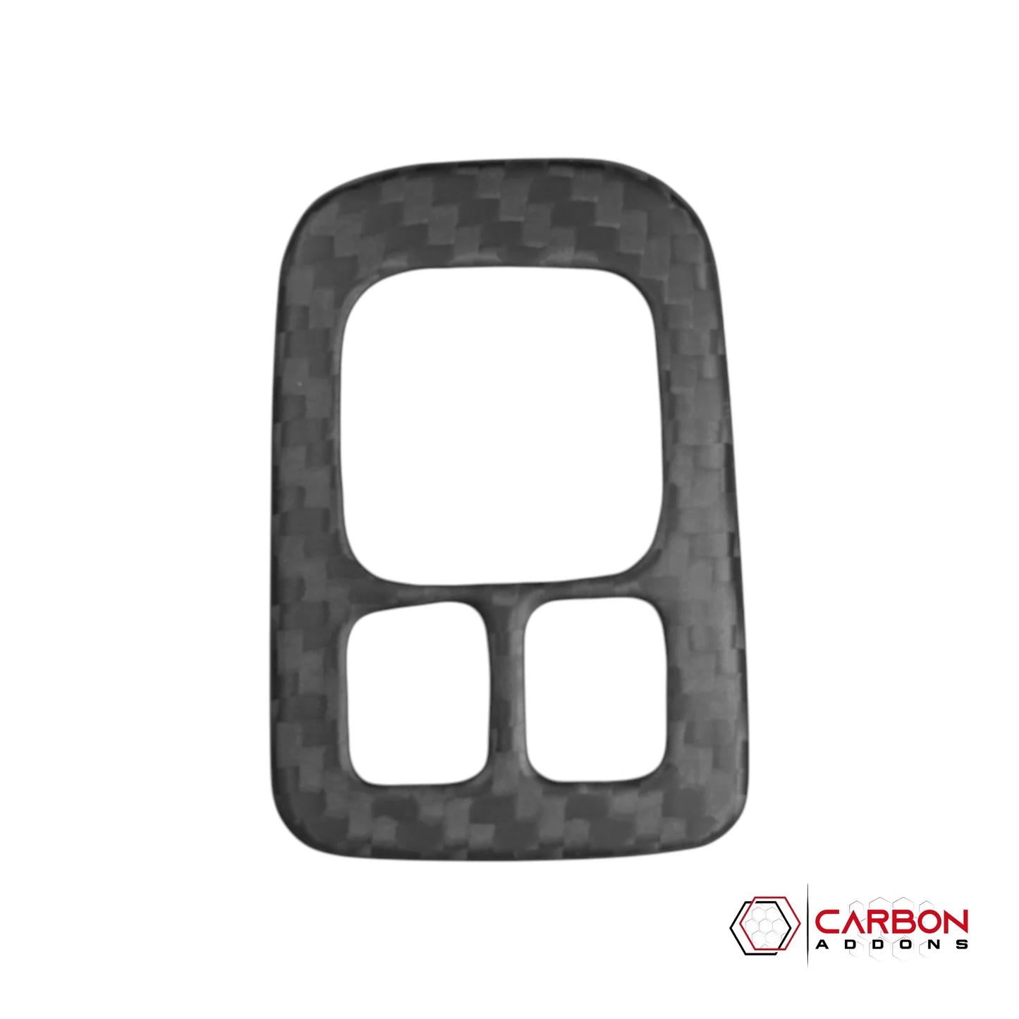 Real Carbon Fiber Center Console Mirror Switch Button Trim Cover for 2021+ Ford Bronco (Glossy or Matte)