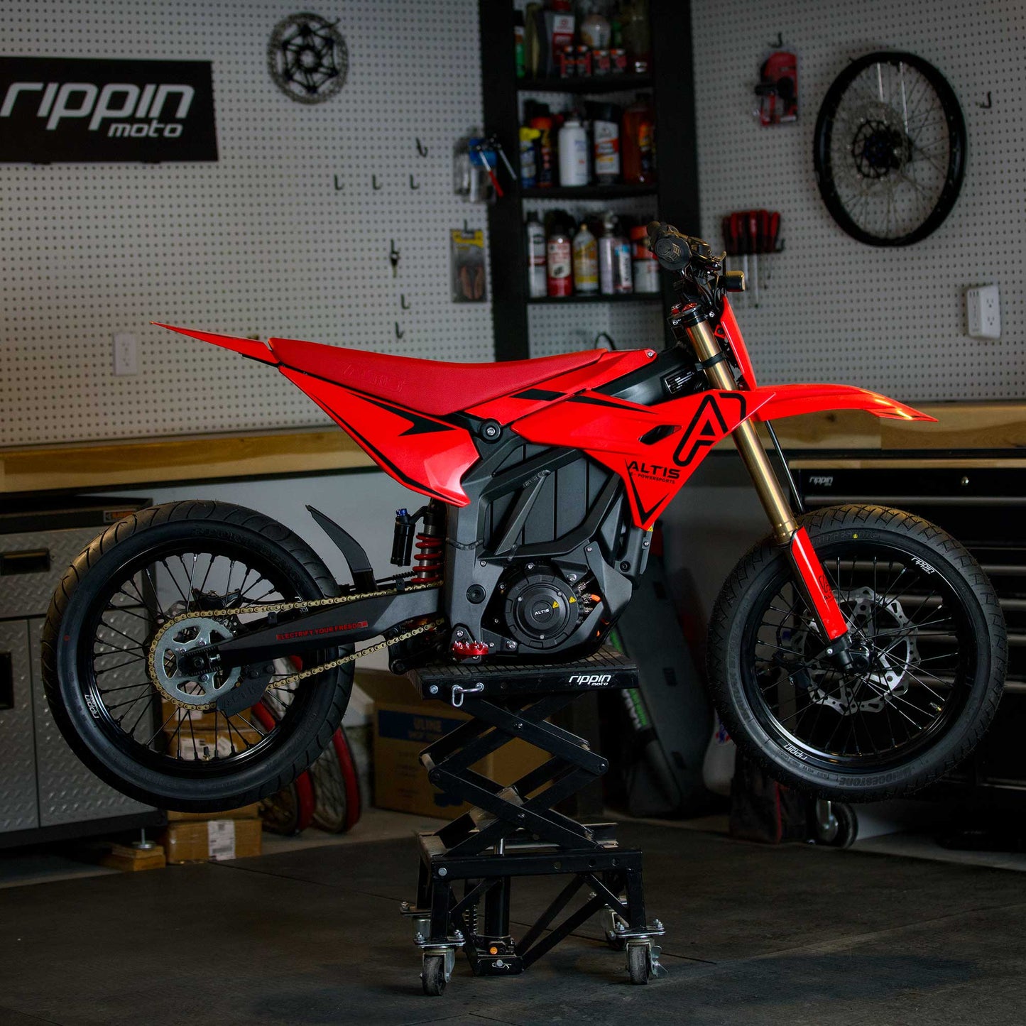 Blackline Supermoto Wheelset for Arctic Leopard XE PRO S