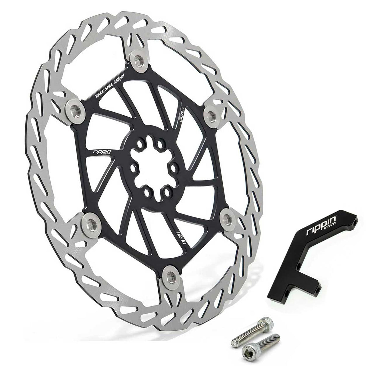 Rippin Moto Race Spec 250mm Front Brake Rotor Kit