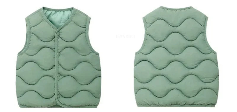 Kids Winter Vest – Warm Outdoor Padded Waistcoat