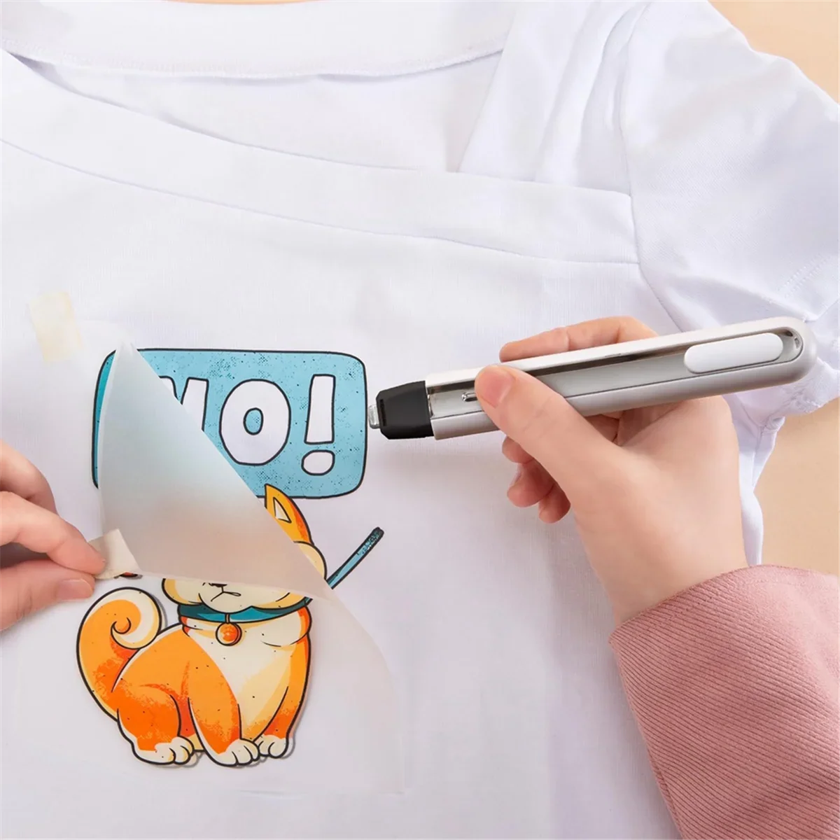 Stylish Mini Heat Press,Small Heat Press Machine,Cordless Heat Press,Heat Press Machine for DIY Heating Transfer Projects B